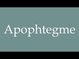 apophtegme